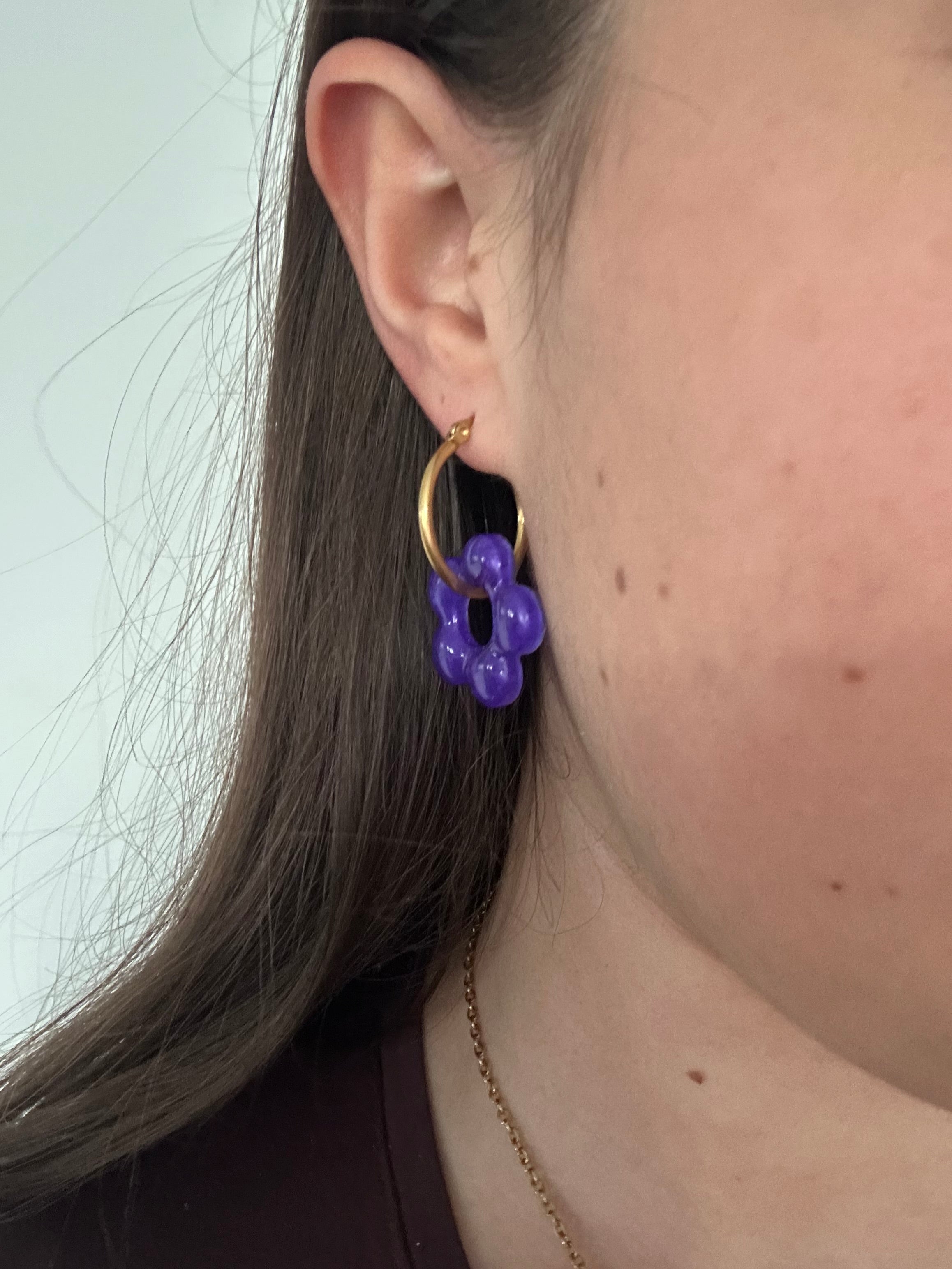 pampilles petite fleur plusieurs coloris disponibles