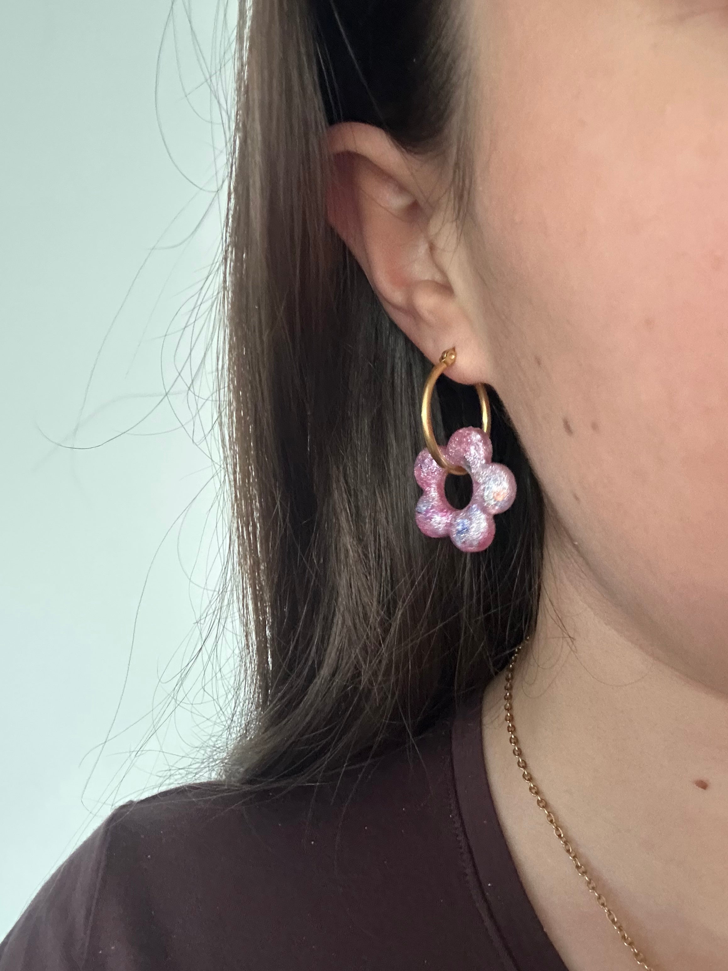 pampilles petite fleur plusieurs coloris disponibles