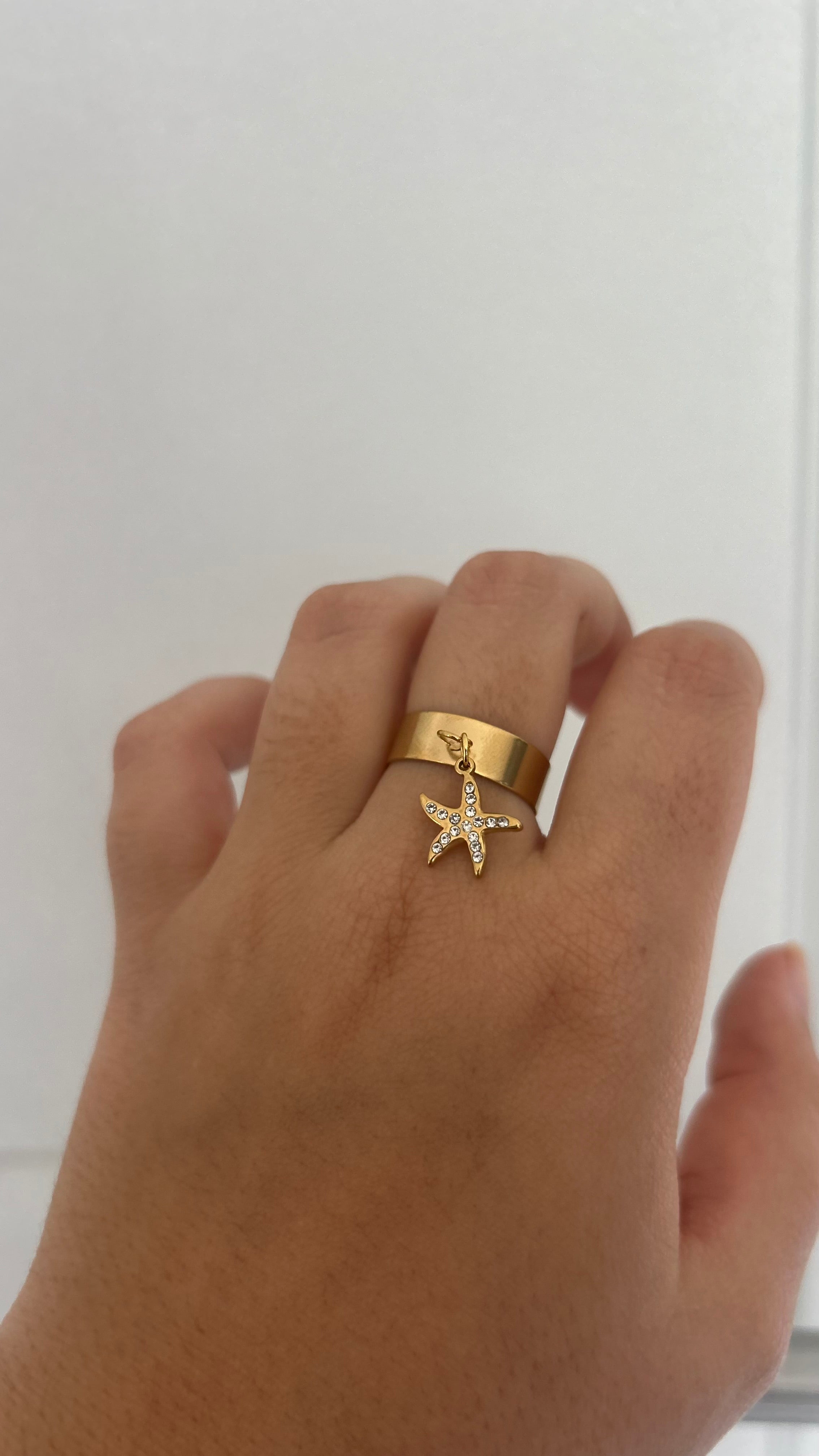Bague étoile de mer