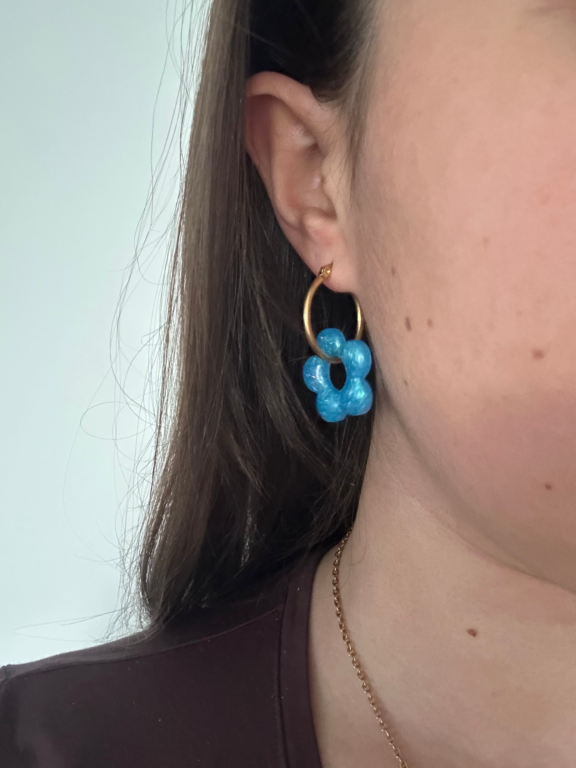 pampilles petite fleur plusieurs coloris disponibles