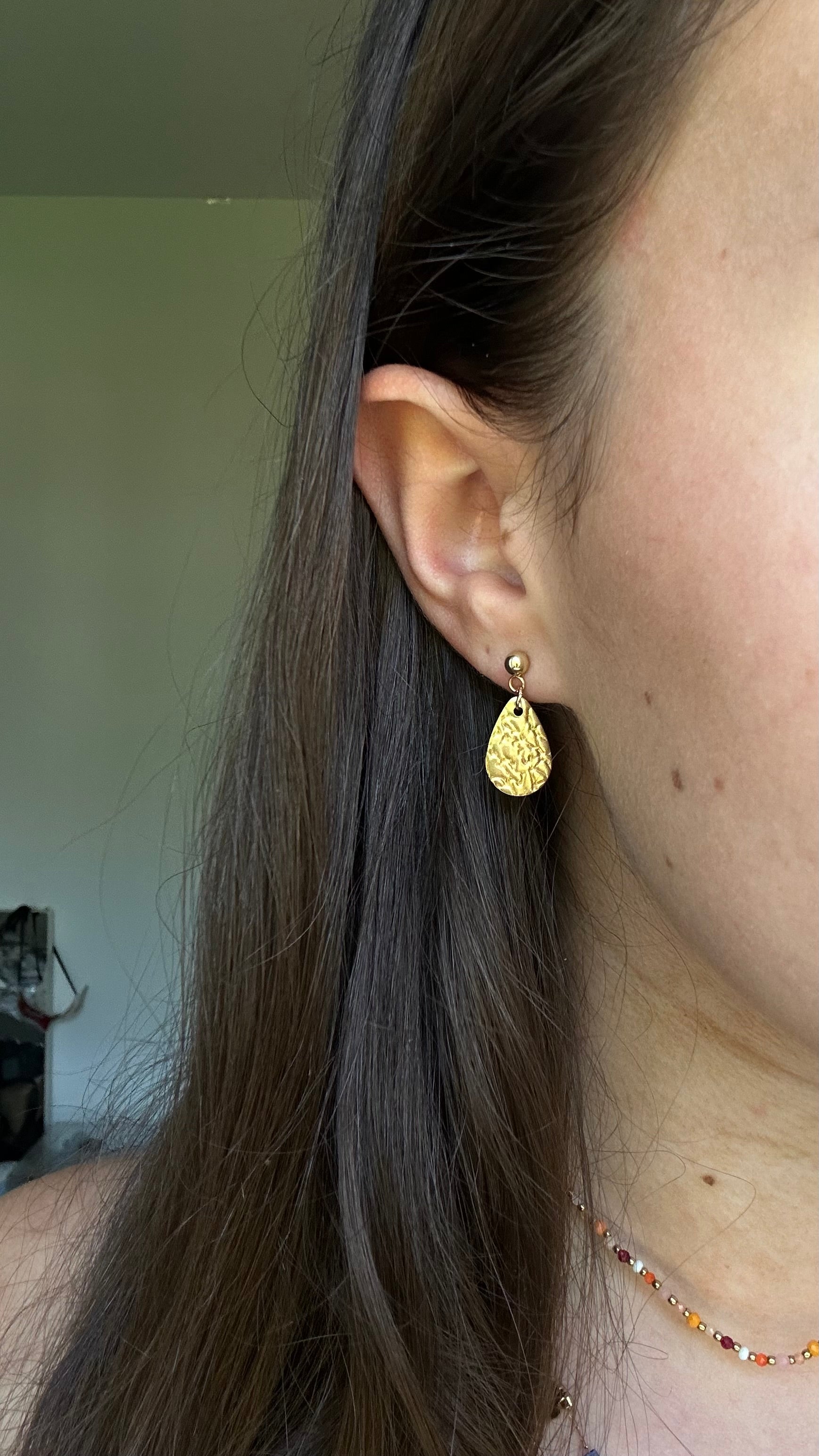 Boucles d’oreilles goûte
