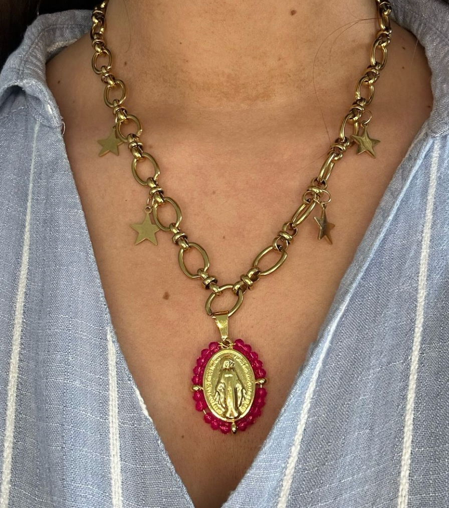 Collier rose