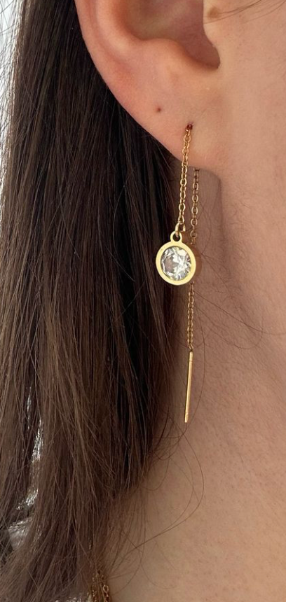 Boucles d'oreilles Rose