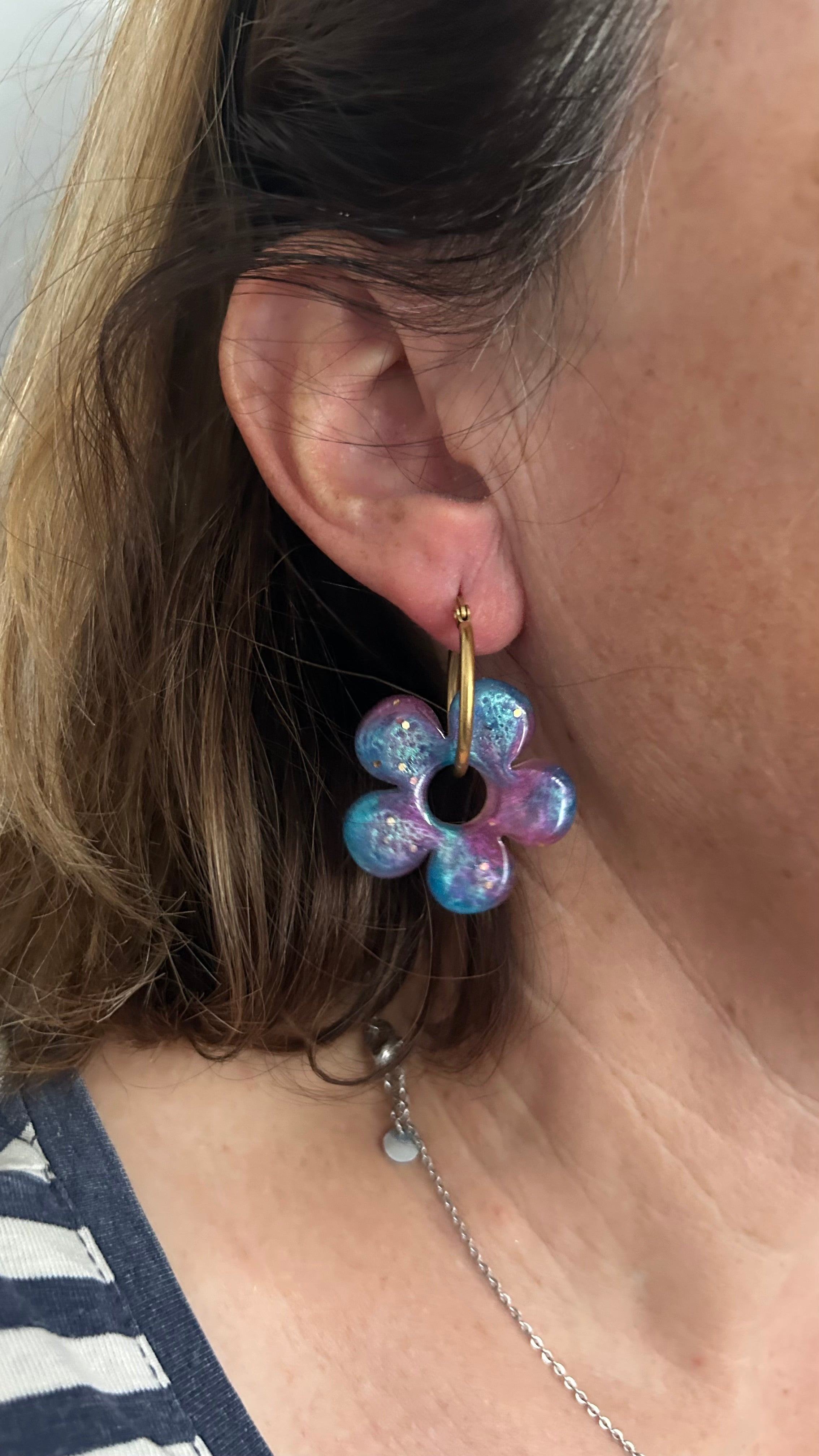 Pampilles fleuri plusieurs coloris disponibles