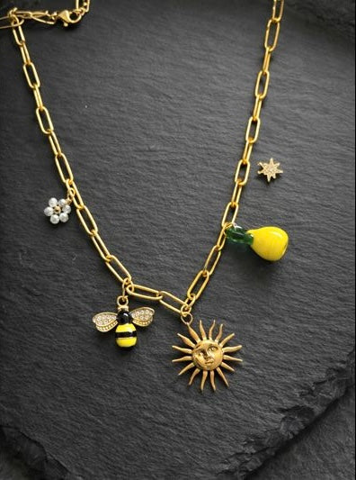 Collier jaune