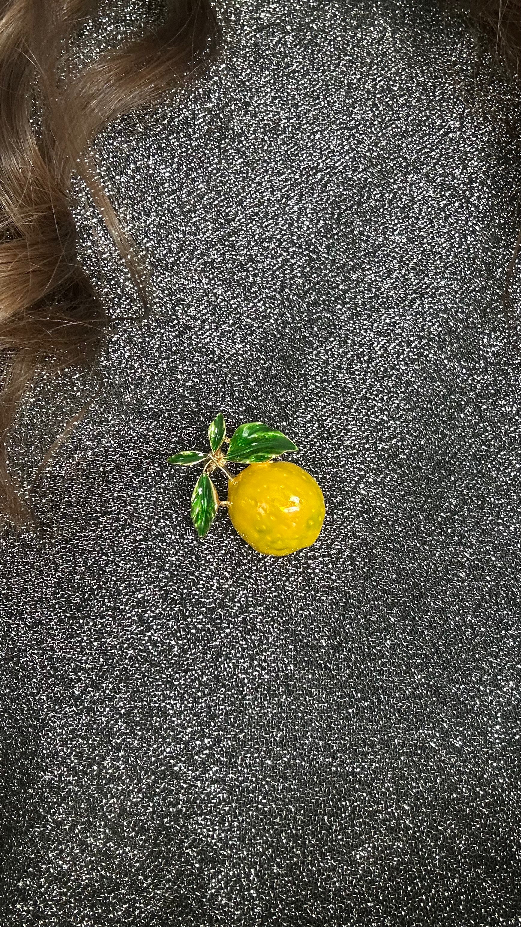 Broche citron
