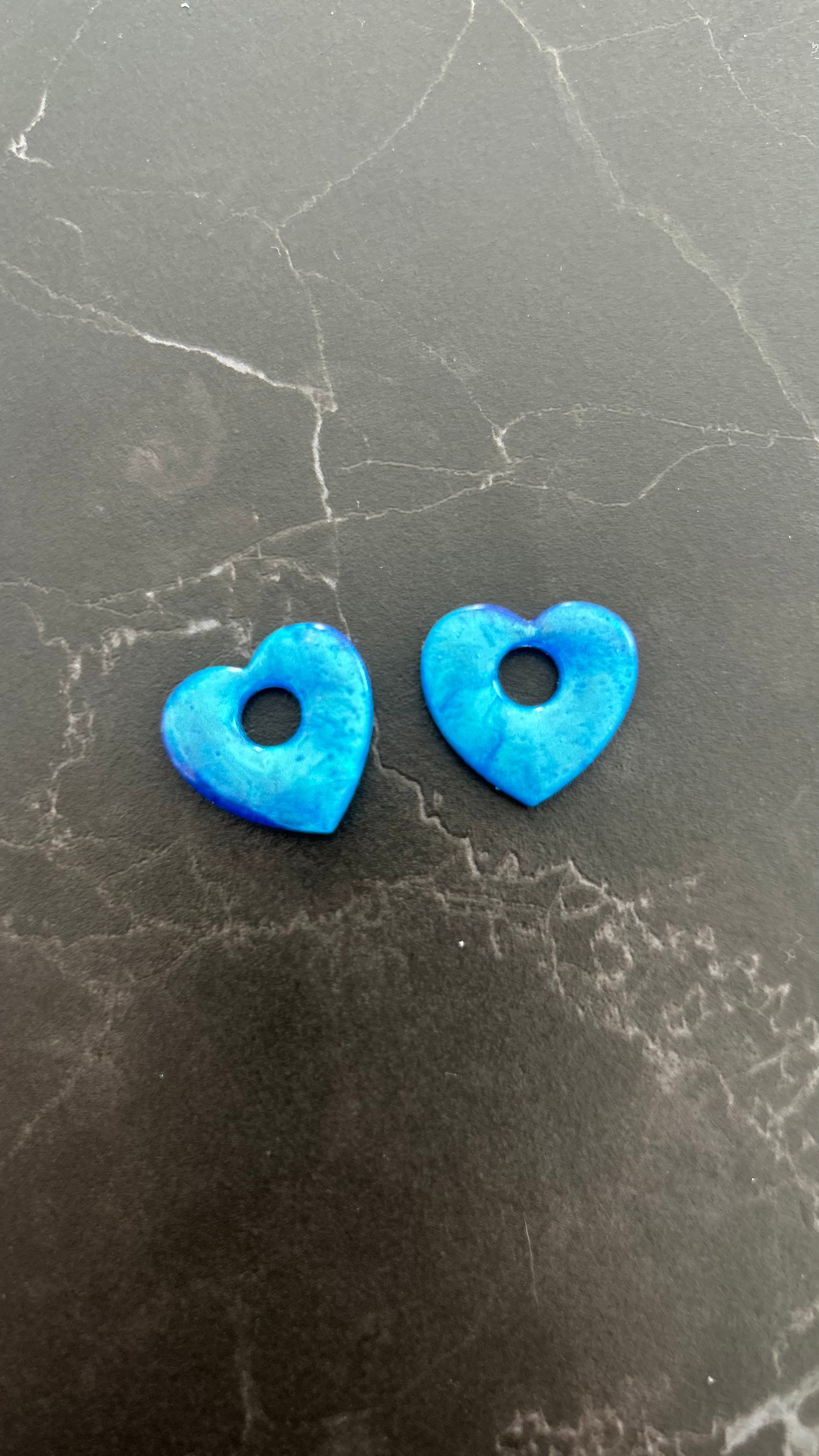 Pampilles coeur plusieurs coloris disponibles