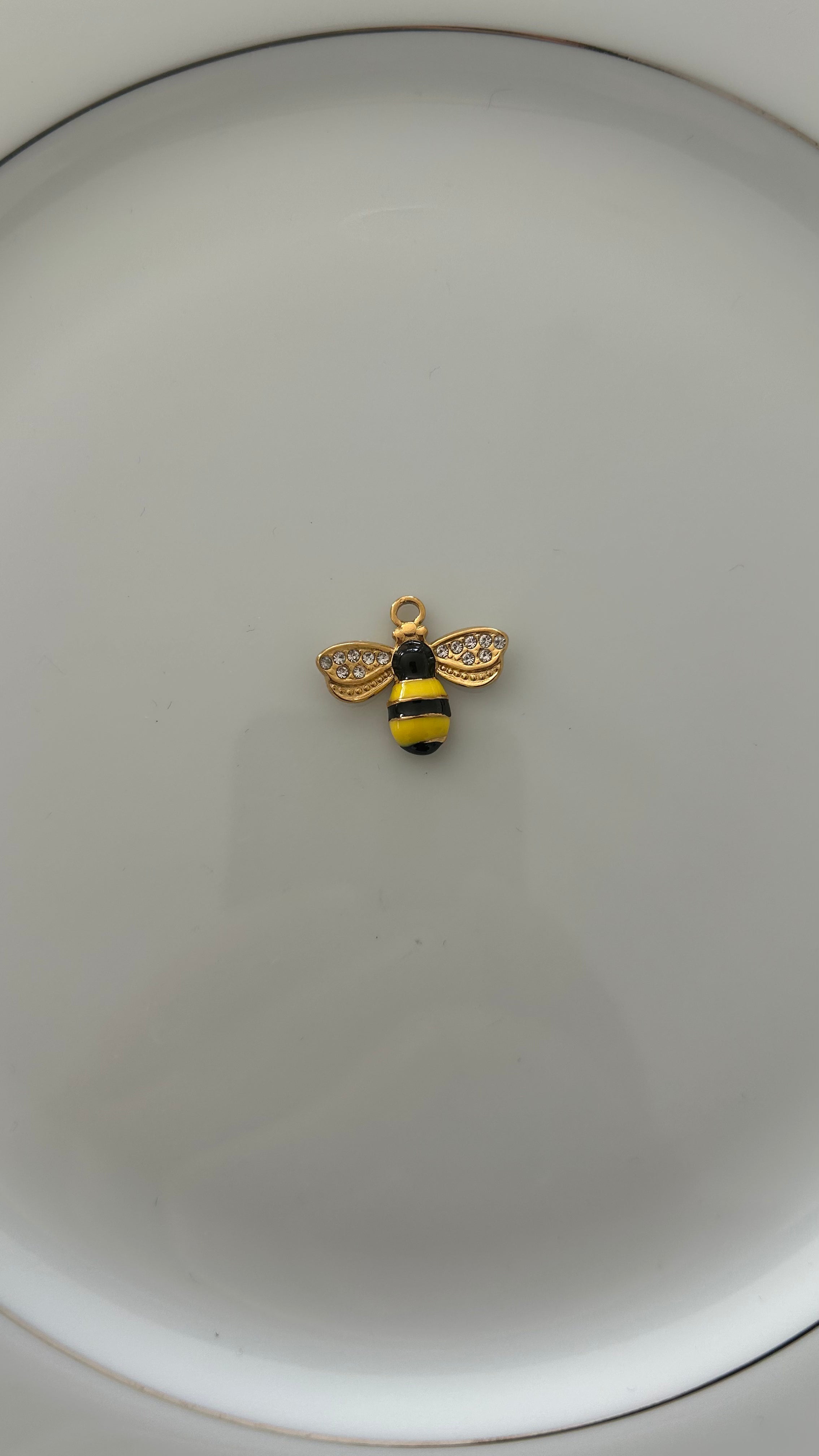Charms abeille brillante