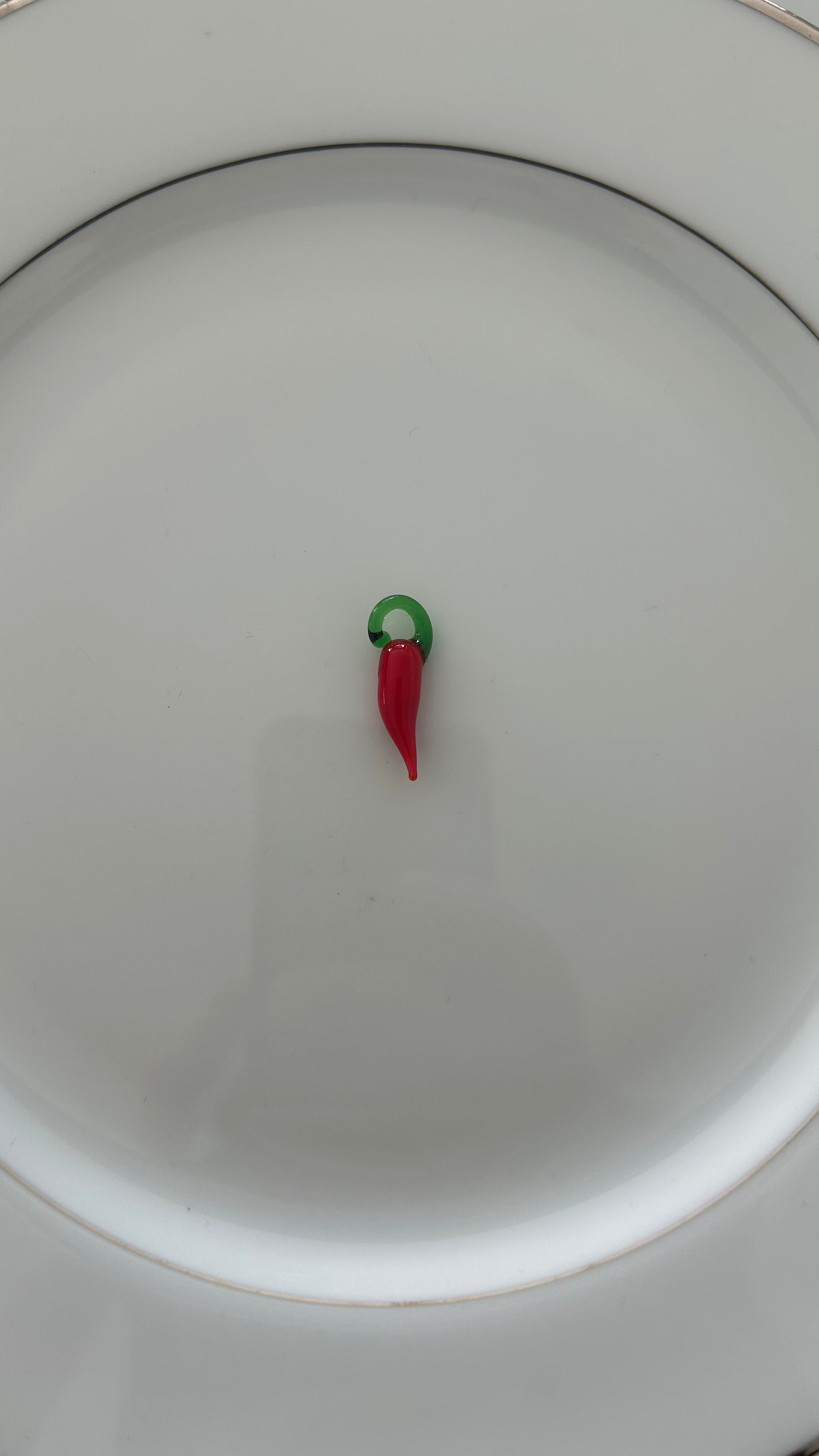 charms piment en verre